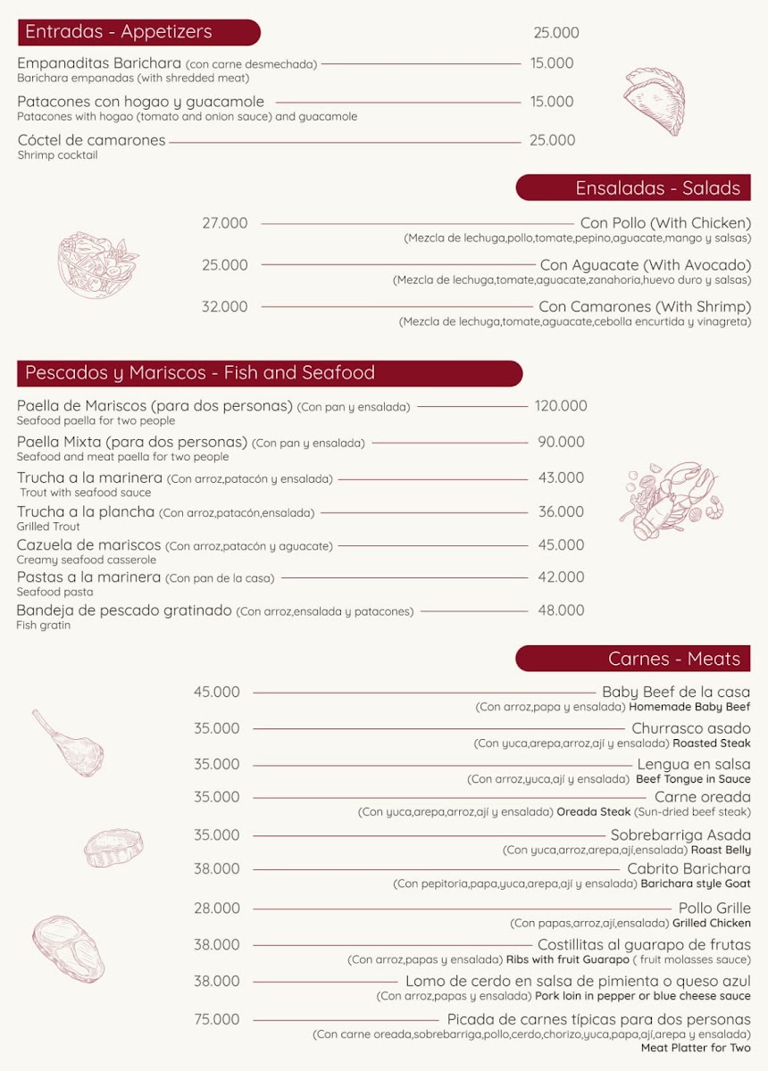 Menu Restaurante Saint Honore Barichara-1